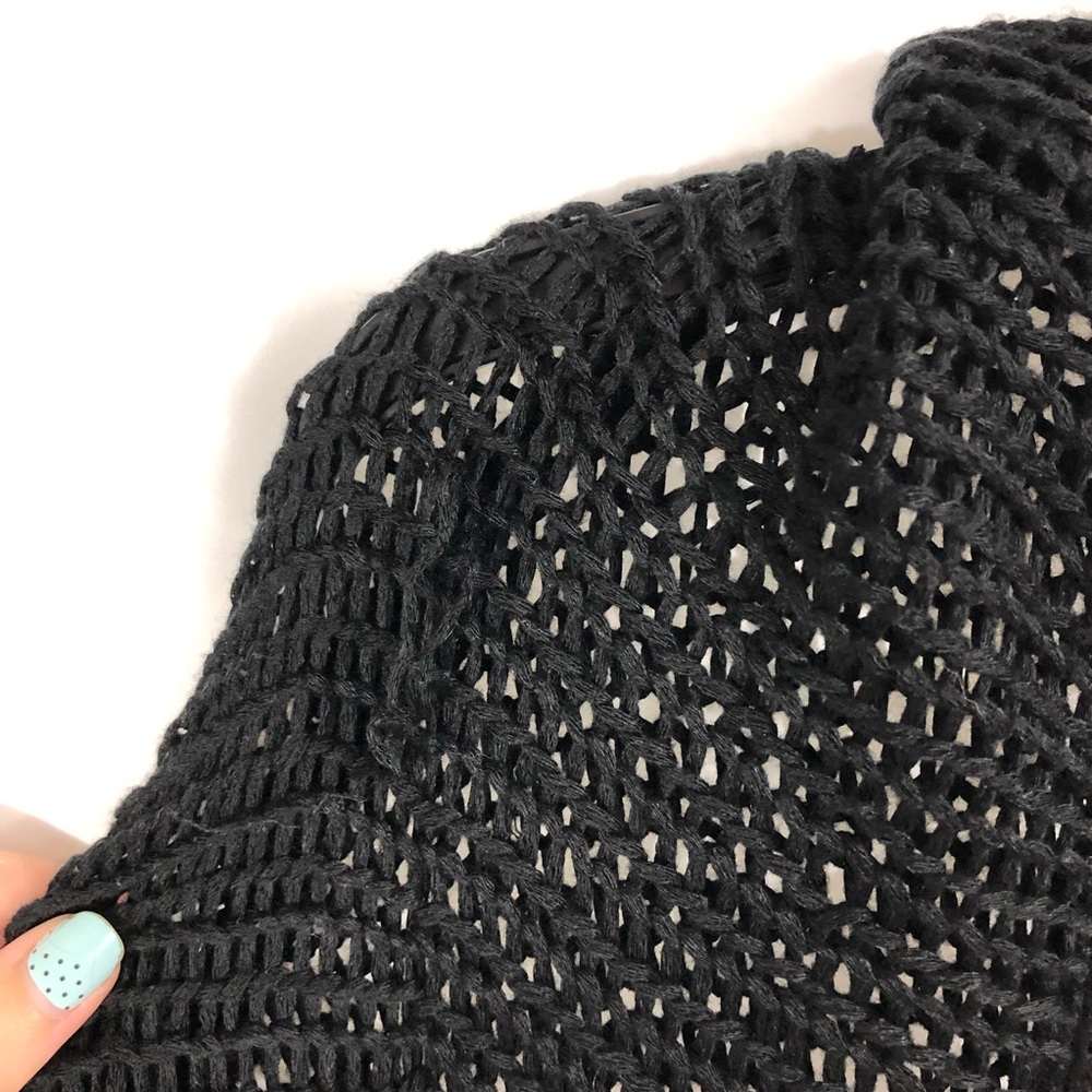 Black Fringe Cardigan - Picture 4 of 7